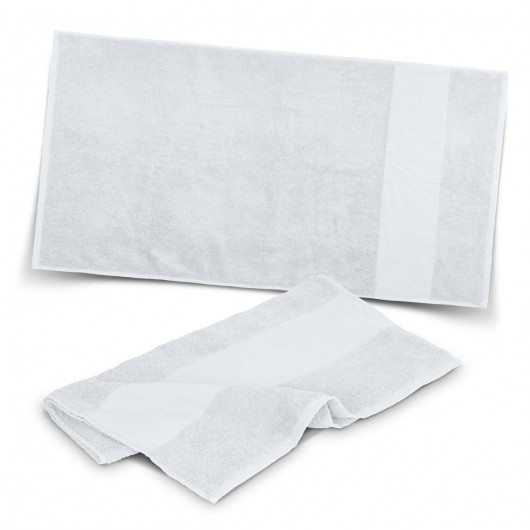 White Fit Cotton Sports Towels